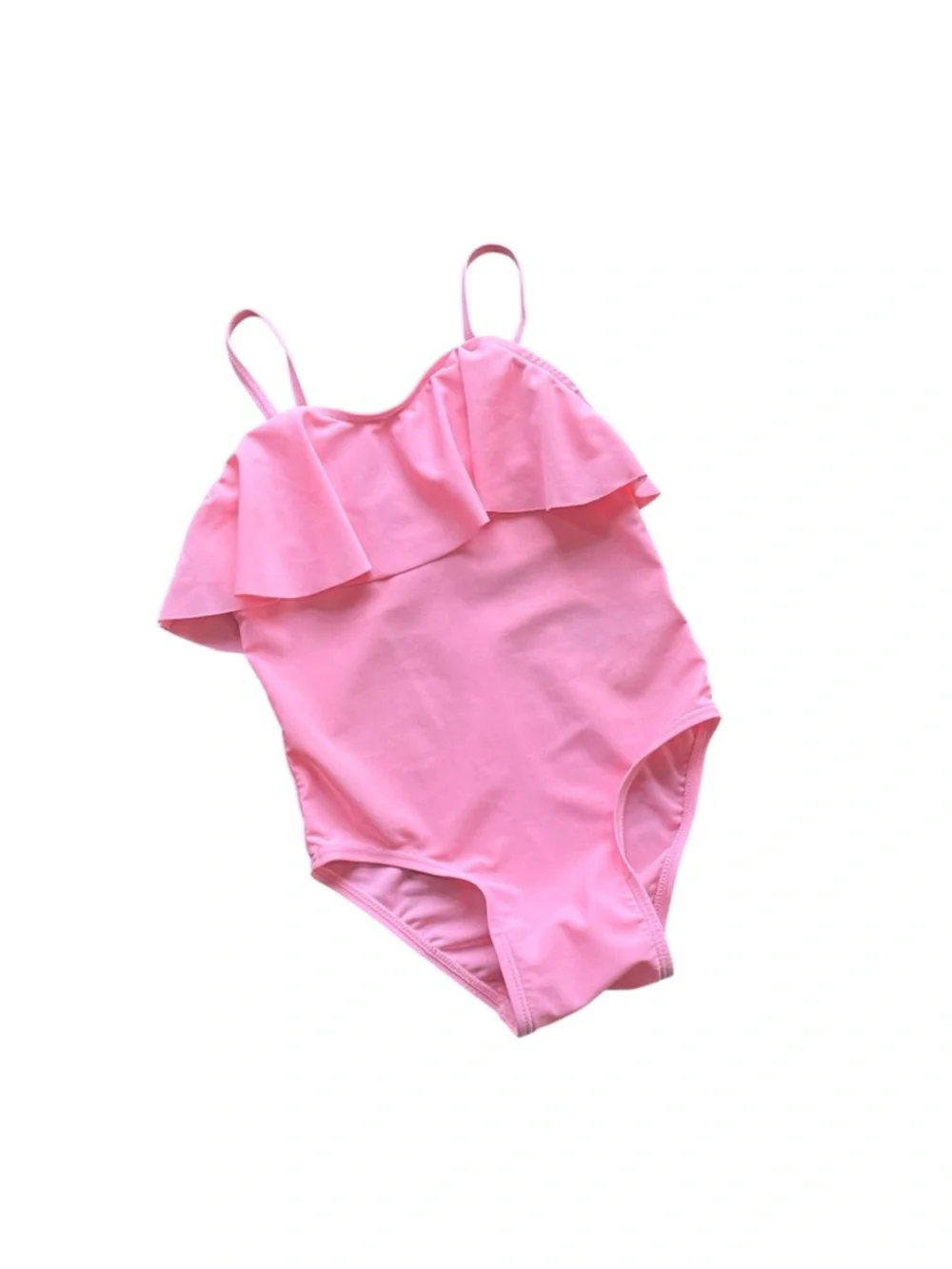 Old Navy Toddler Girls 3T Hot Pink One Piece Ruffle Swimsuit